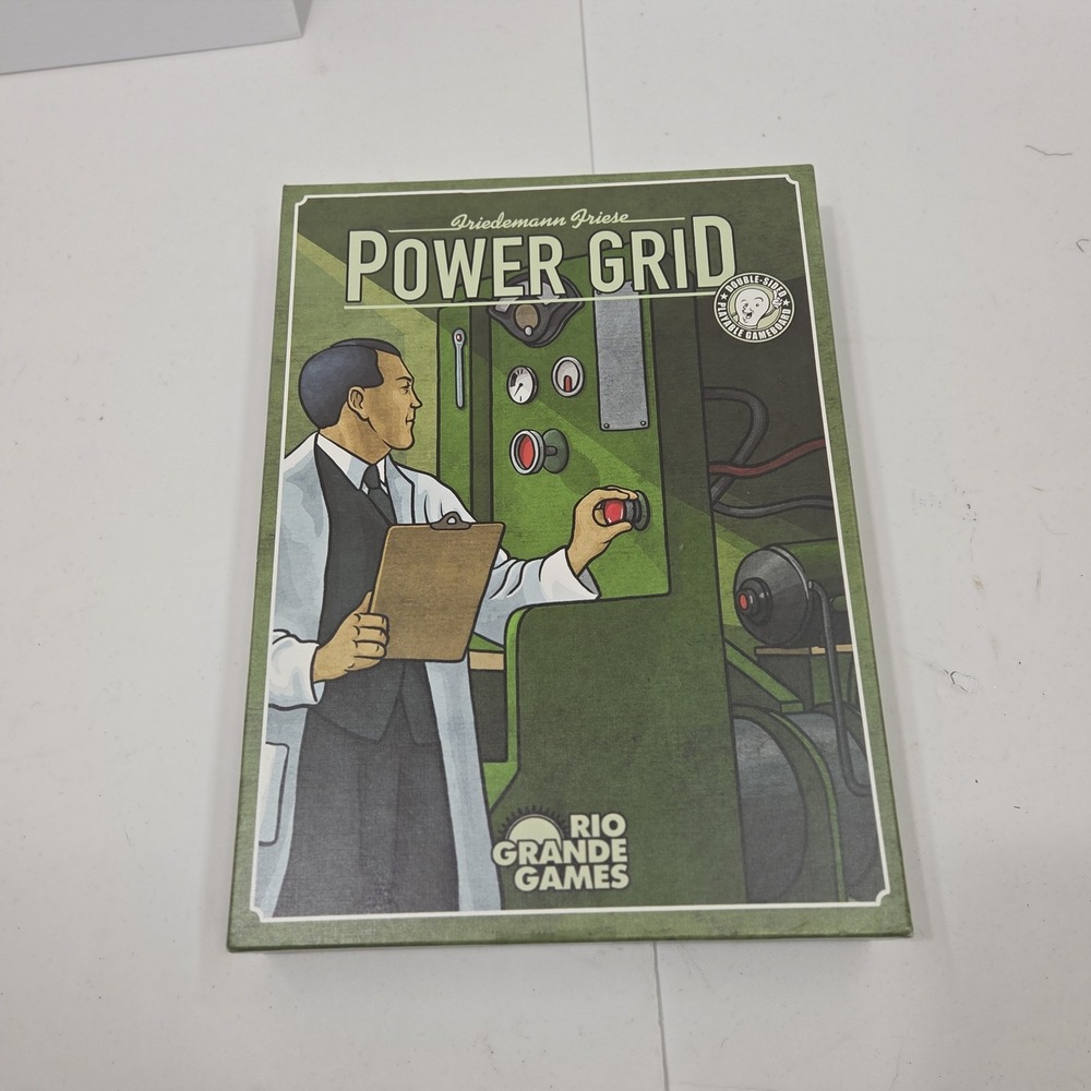Power Grid Board Game 2004 Rio Grande Games Open Box Unplayed Complete Vintage